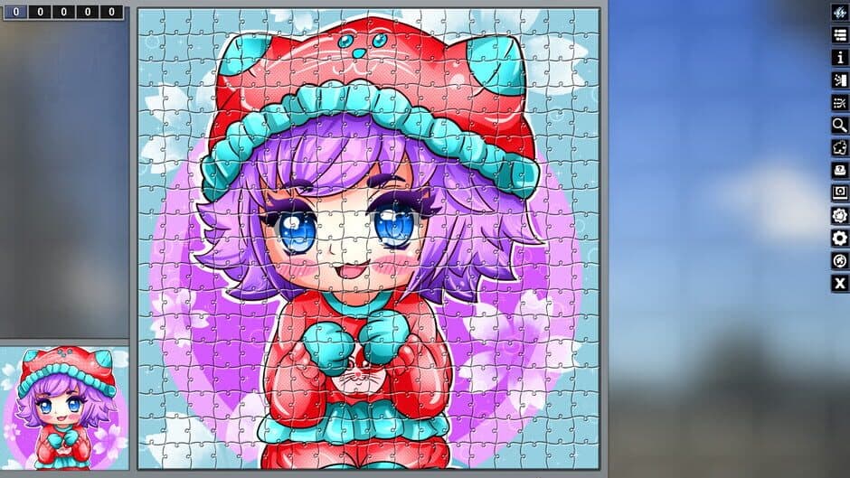 Скриншот 3 из Pixel Puzzles: Illustrations & Anime - Jigsaw Pack: Chibi