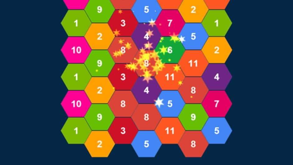 Скриншот 7 из Drag n Merge Hexagons