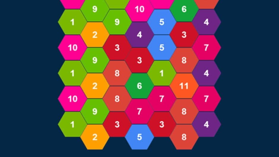 Скриншот 8 из Drag n Merge Hexagons