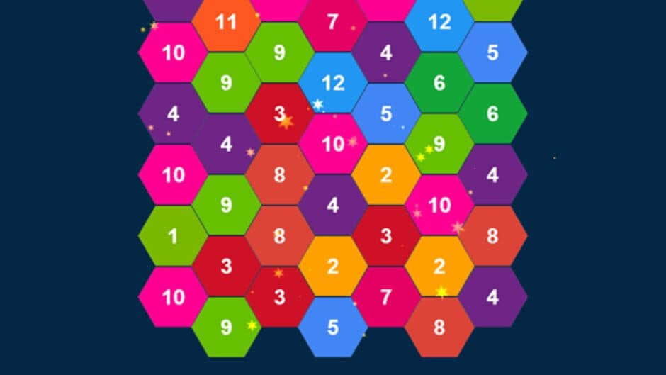 Скриншот 2 из Drag n Merge Hexagons