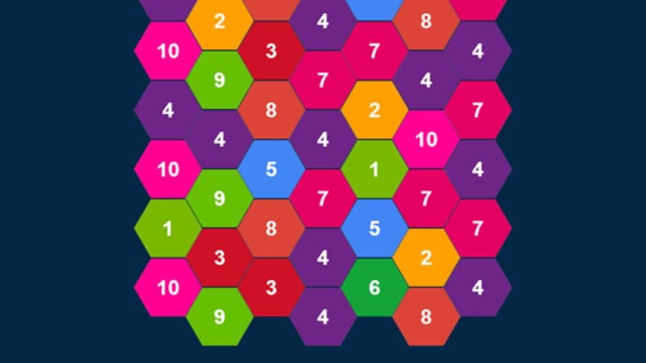 Скриншот 3 из Drag n Merge Hexagons