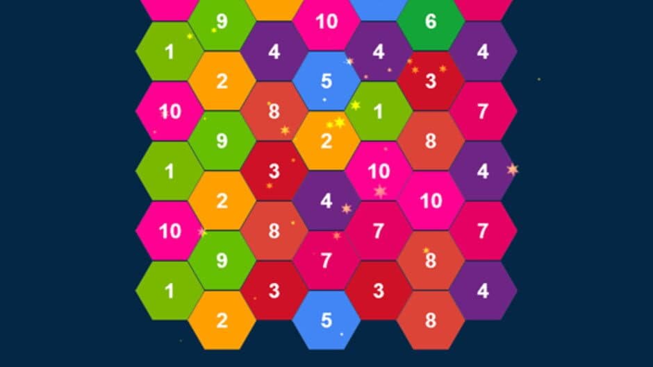 Скриншот 4 из Drag n Merge Hexagons