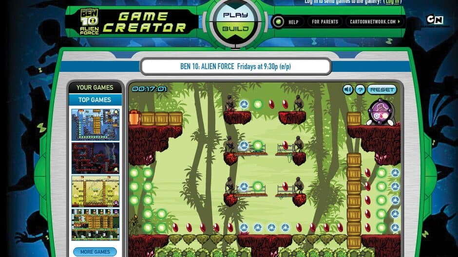 Скриншот 1 из Ben 10: Alien Force Game Creator