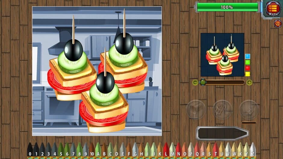Скриншот 2 из Paint By Numbers: Cooking Time! Ep. 4