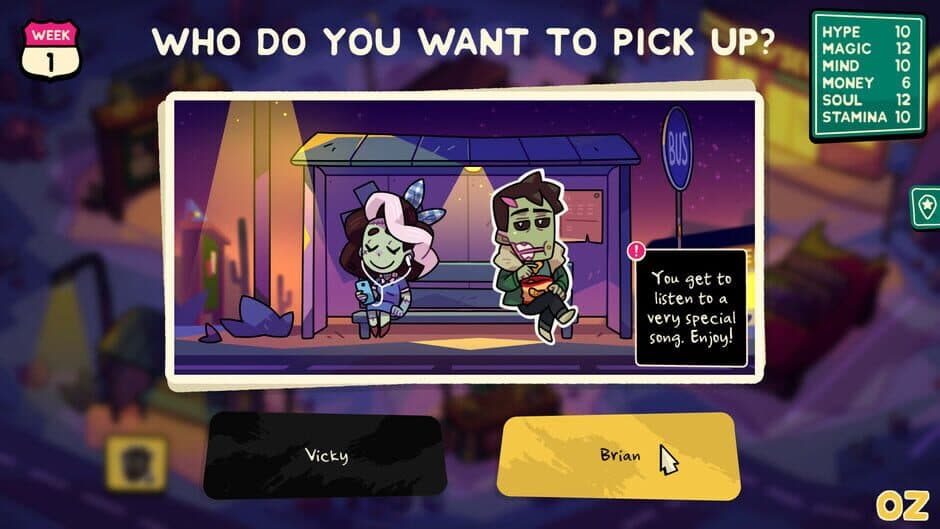 Скриншот 9 из Monster Prom 3: Monster Roadtrip - Hitchhiker Pack: Vicky & Brian