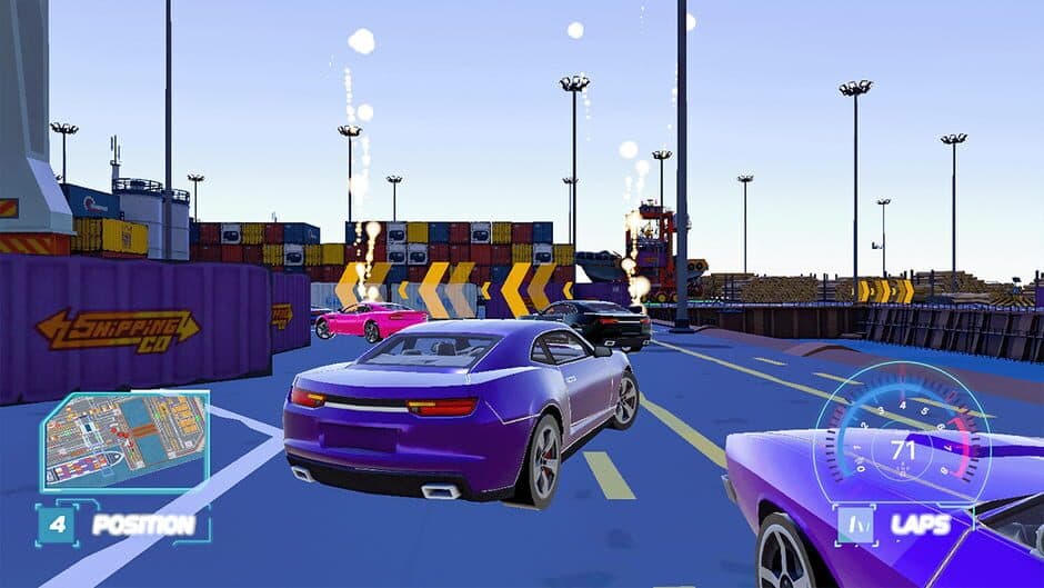 Скриншот 1 из Rally Race Car Simulator Poly: World Driver Arcade Real Driving Games Sim