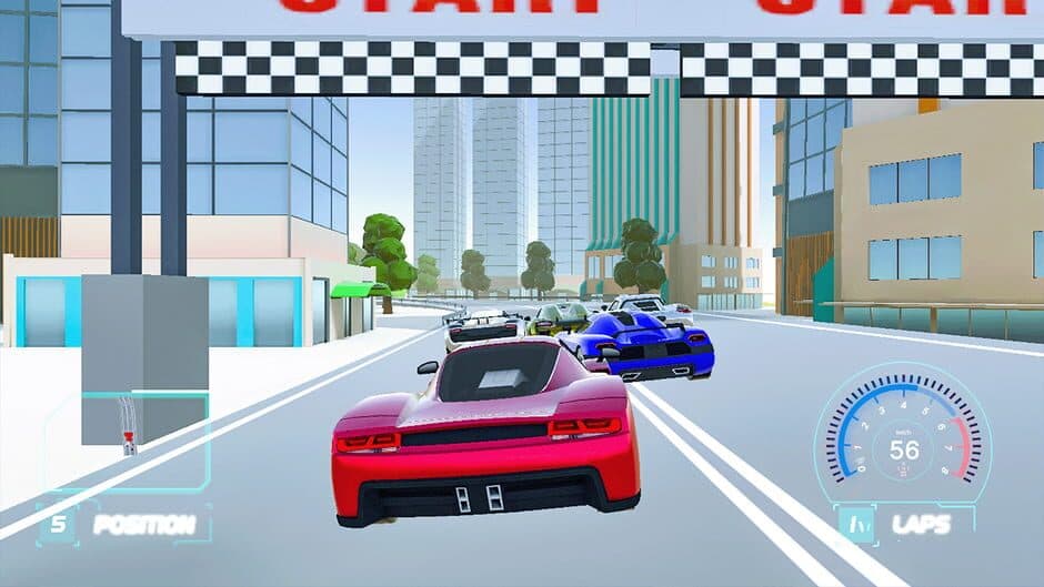 Скриншот 3 из Rally Race Car Simulator Poly: World Driver Arcade Real Driving Games Sim