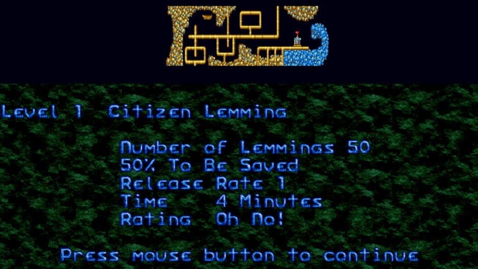 Скриншот 1 из Oh no! More Lemmings