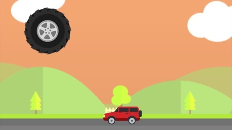 Скриншот 4 из Bouncing Wheel: Highway Monster