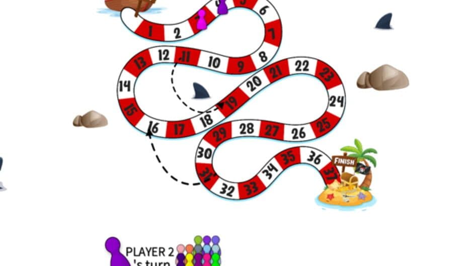 Скриншот 1 из Climb and Fall Dice Adventure