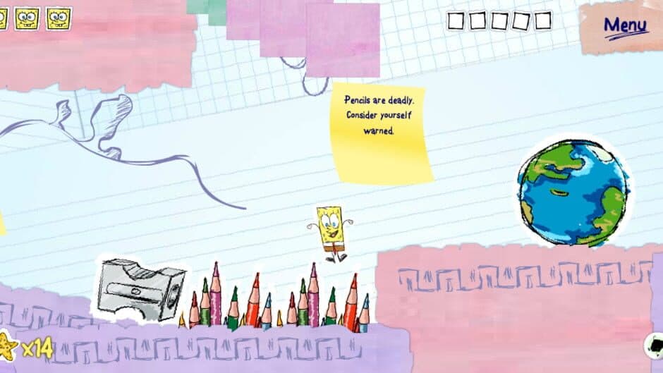 Скриншот 2 из SpongeBob SquarePants: Doodlepants
