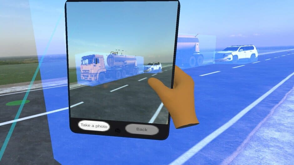 Скриншот 1 из Road Accident With Dangerous Goods VR Training