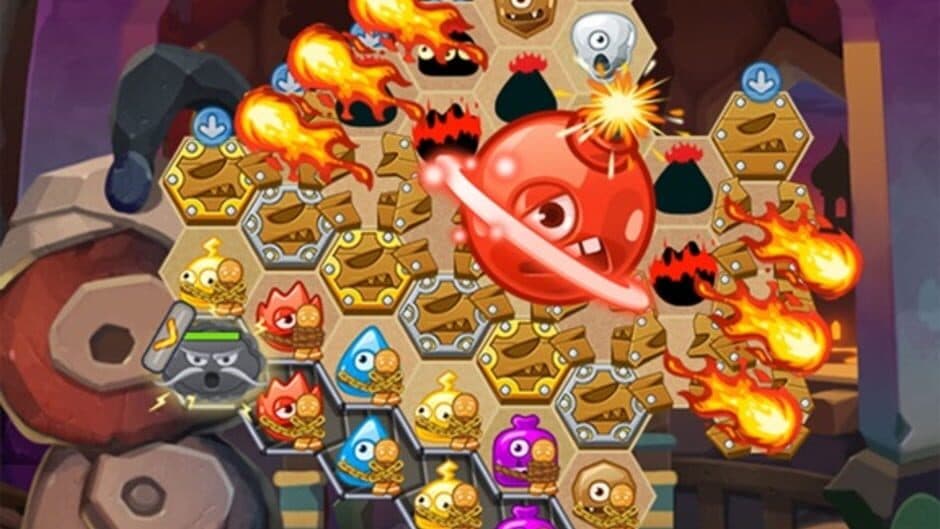 Скриншот 4 из Monster Busters: Hexa Blast