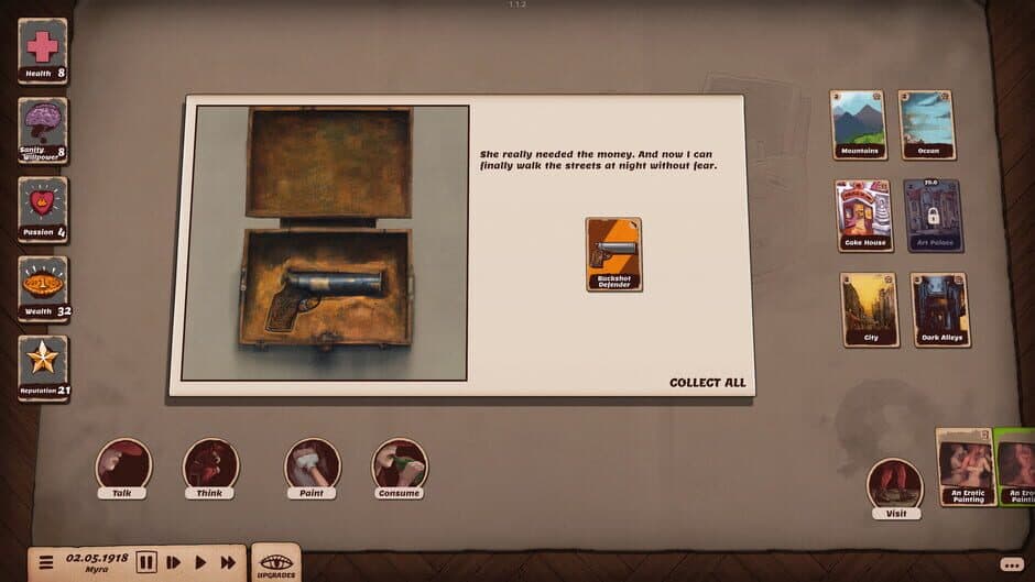 Скриншот 7 из Artist Life Simulator: Cakes and Guns