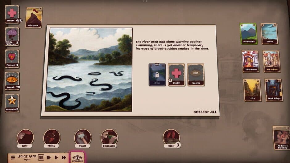 Скриншот 4 из Artist Life Simulator: Cakes and Guns