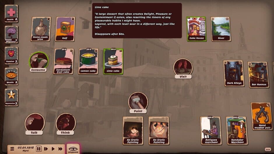 Скриншот 5 из Artist Life Simulator: Cakes and Guns