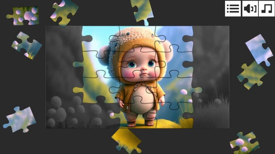 Скриншот 1 из Jigsaw Puzzle: Baby Animals - Expansion Pack 1
