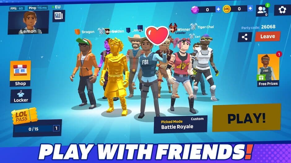 Скриншот 7 из 1v1.LOL
