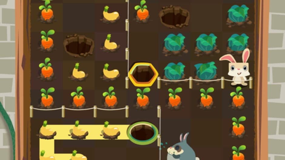 Скриншот 2 из Patchmania Kids: A Puzzle About Bunny Revenge!