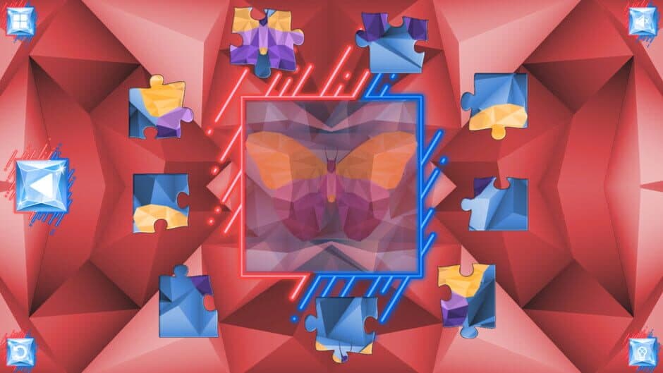 Скриншот 5 из Poly Jigsaw: Butterflies