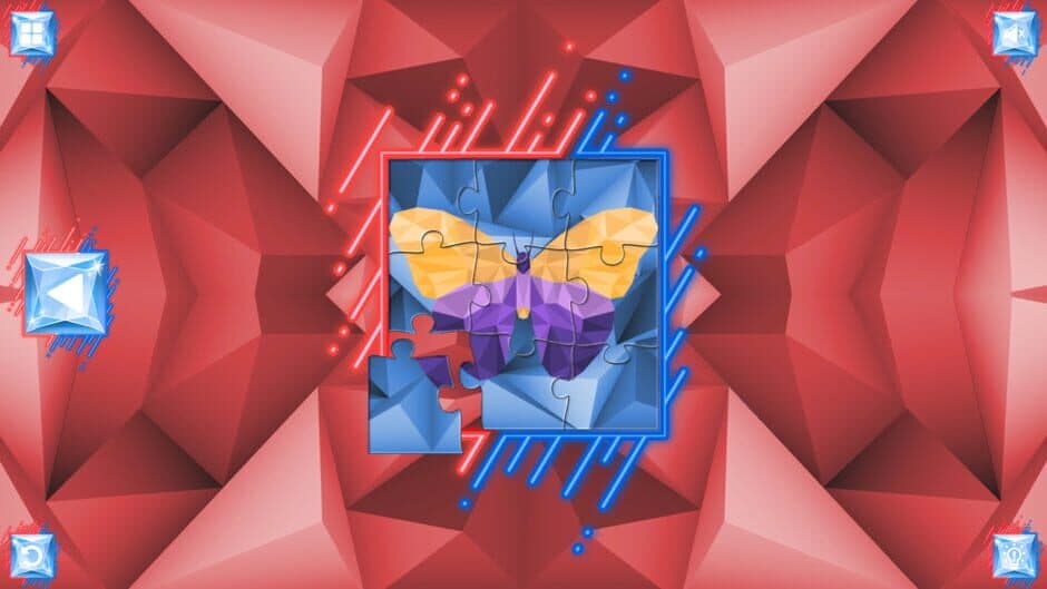 Скриншот 6 из Poly Jigsaw: Butterflies