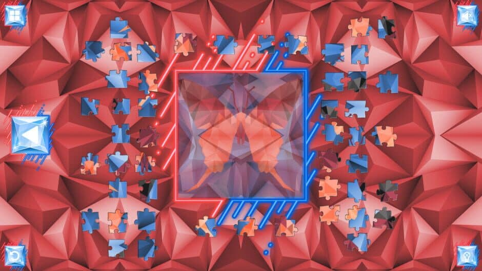 Скриншот 2 из Poly Jigsaw: Butterflies