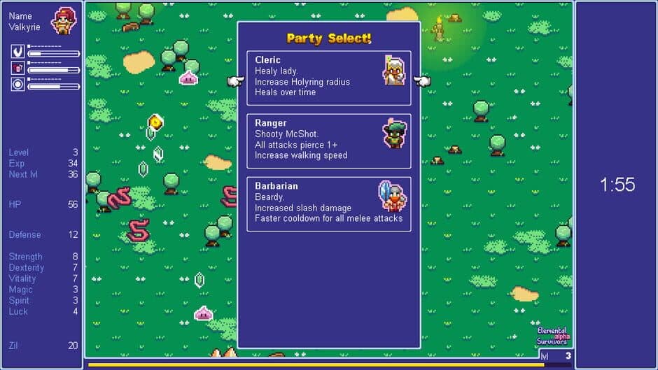 Скриншот 1 из Elemental Survivors