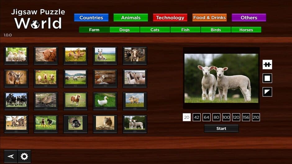 Скриншот 1 из Jigsaw Puzzle World