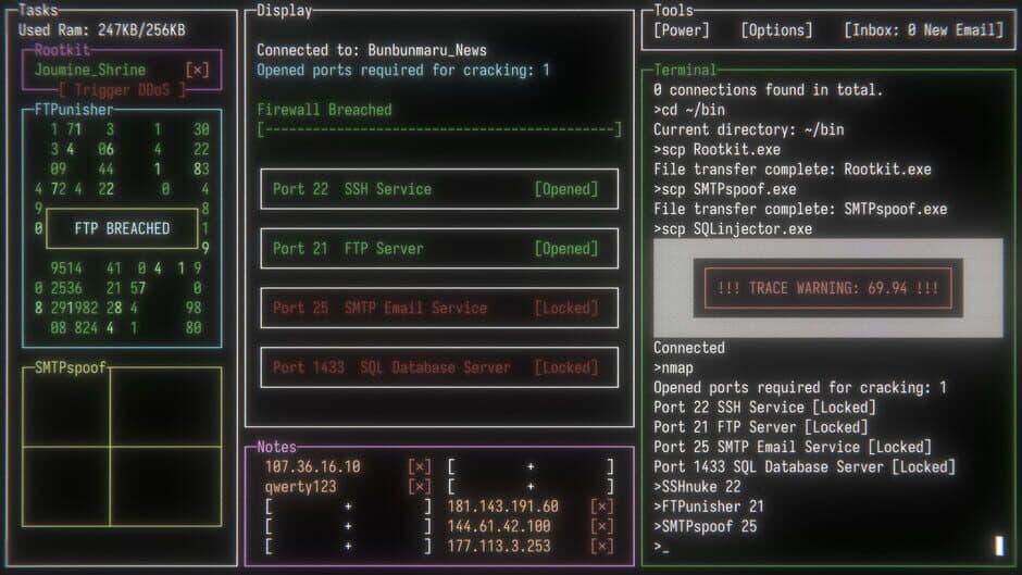 Скриншот 1 из Hifuu OS: Hack Into the Barrier