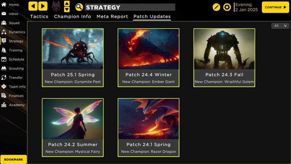 Скриншот 2 из MOBA Esport Manager 25