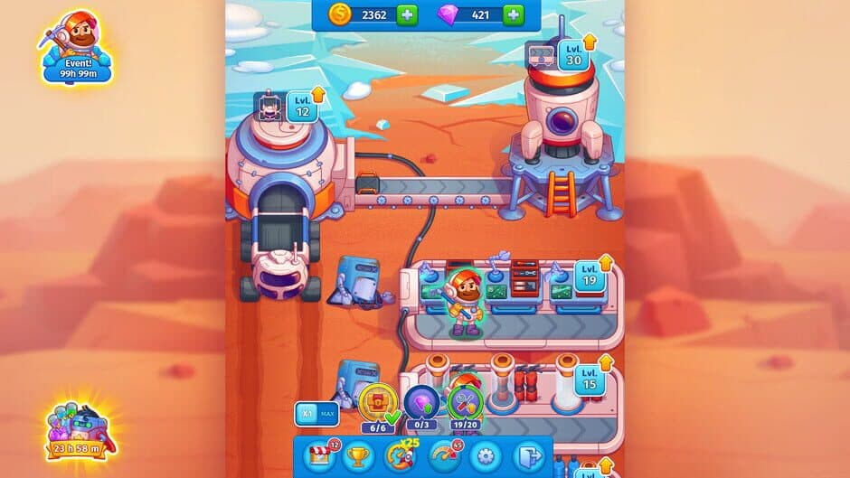 Скриншот 1 из Idle Mars Colony
