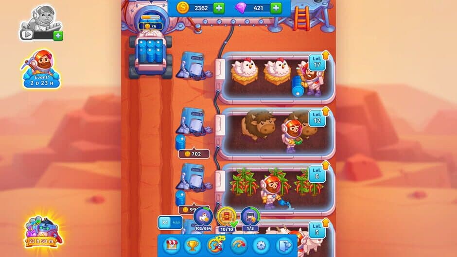 Скриншот 2 из Idle Mars Colony