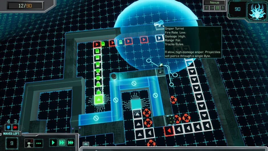 Скриншот 1 из Bytes: The Reverse Tower Defense