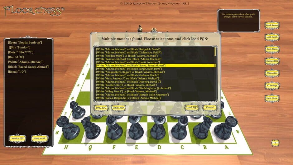 Скриншот 2 из Floor Chess