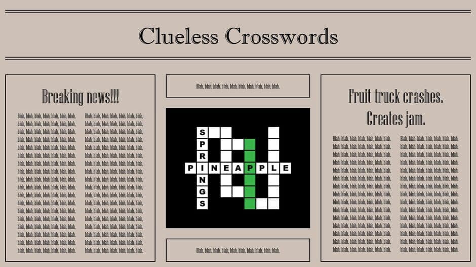 Скриншот 1 из Clueless Crosswords