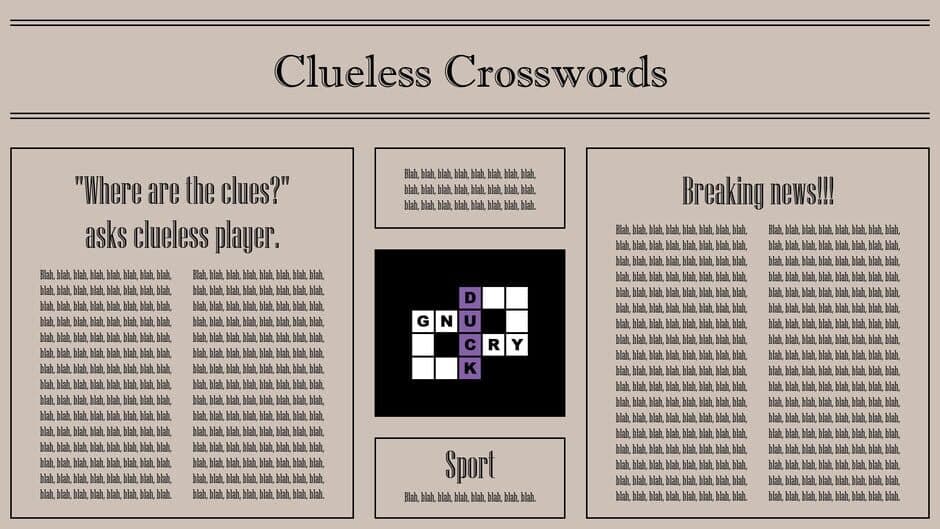 Скриншот 2 из Clueless Crosswords