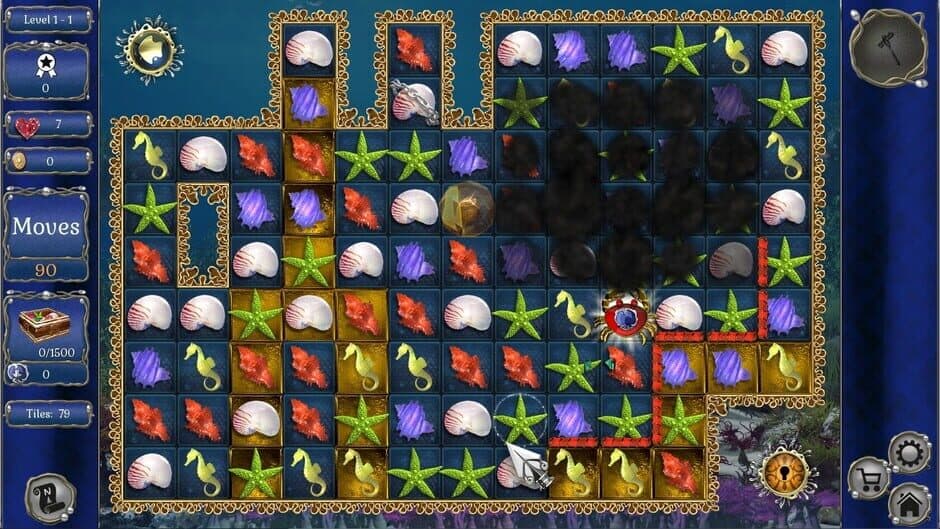Скриншот 1 из Jewel Match Aquascapes: Collector's Edition