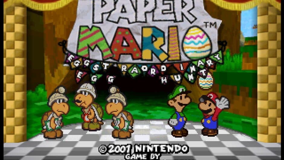 Скриншот 1 из Paper Mario Eggstraordinary Egg Hunt