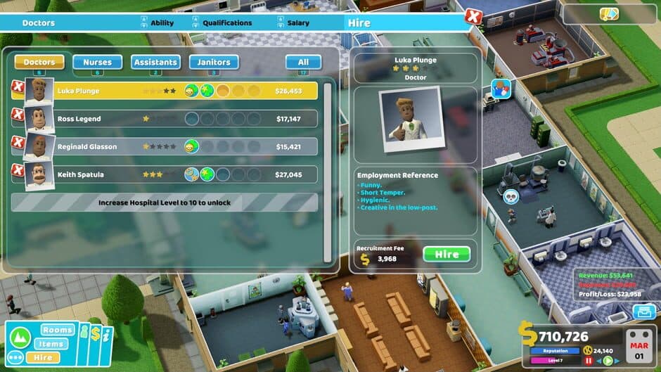 Скриншот 11 из Two Point Hospital