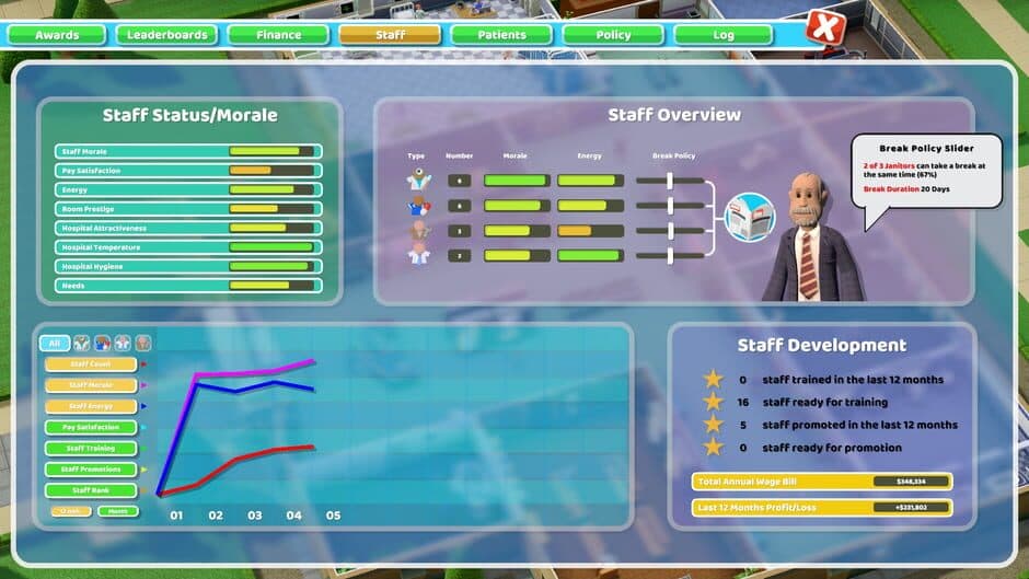 Скриншот 7 из Two Point Hospital