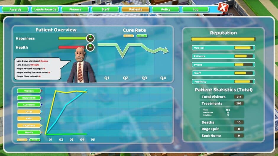 Скриншот 8 из Two Point Hospital