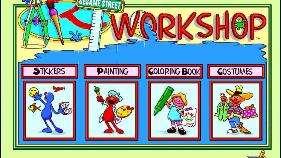 Скриншот 1 из Sesame Street Art Workshop