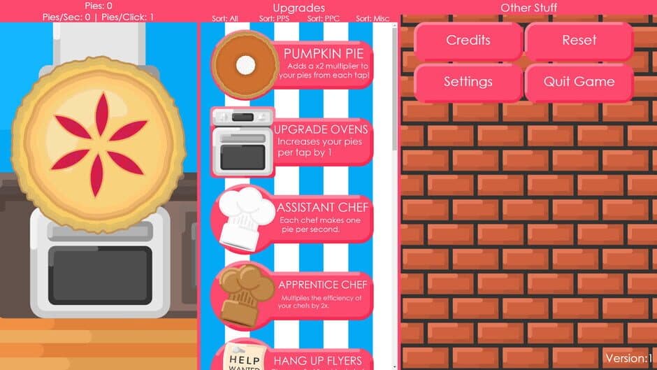 Скриншот 1 из PieClicker