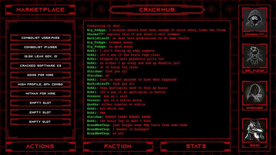 Скриншот 1 из Threat Actor
