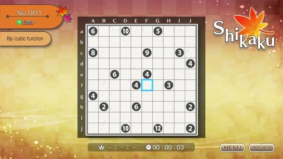 Скриншот 1 из Puzzle by Nikoli S: Shikaku