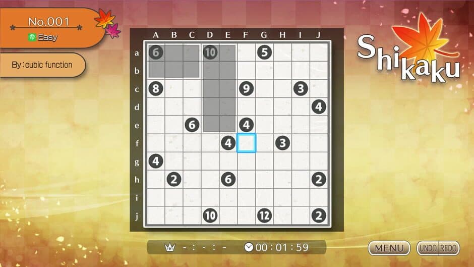 Скриншот 2 из Puzzle by Nikoli S: Shikaku