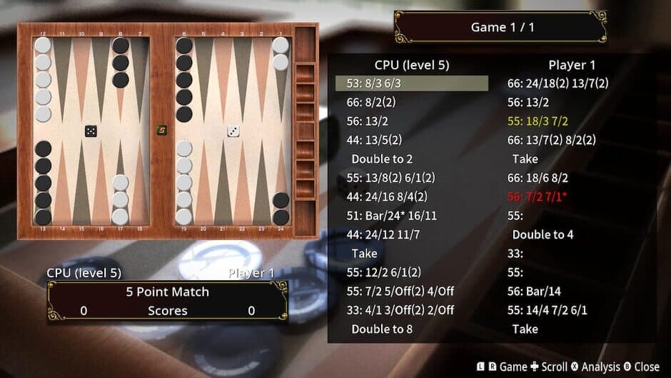 Скриншот 6 из Backgammon Pro for Nintendo Switch