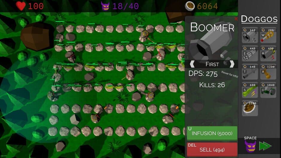 Скриншот 1 из Doggo Garden Defense