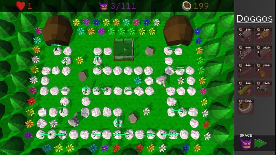 Скриншот 4 из Doggo Garden Defense