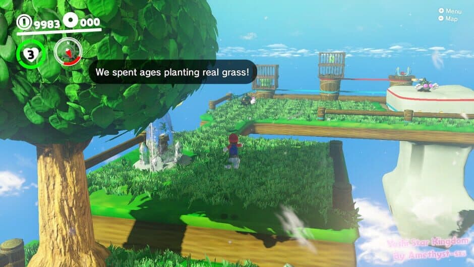Скриншот 1 из Super Mario Odyssey: Yoshi Star Kingdom